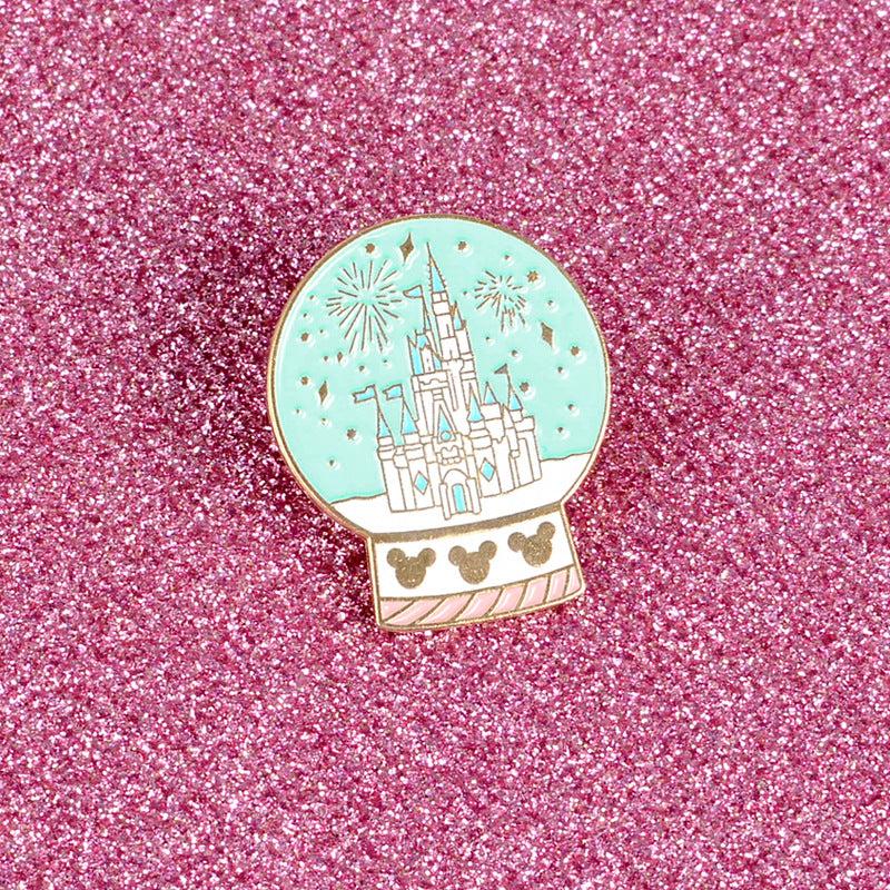 Crystal Ball Castle Brooch