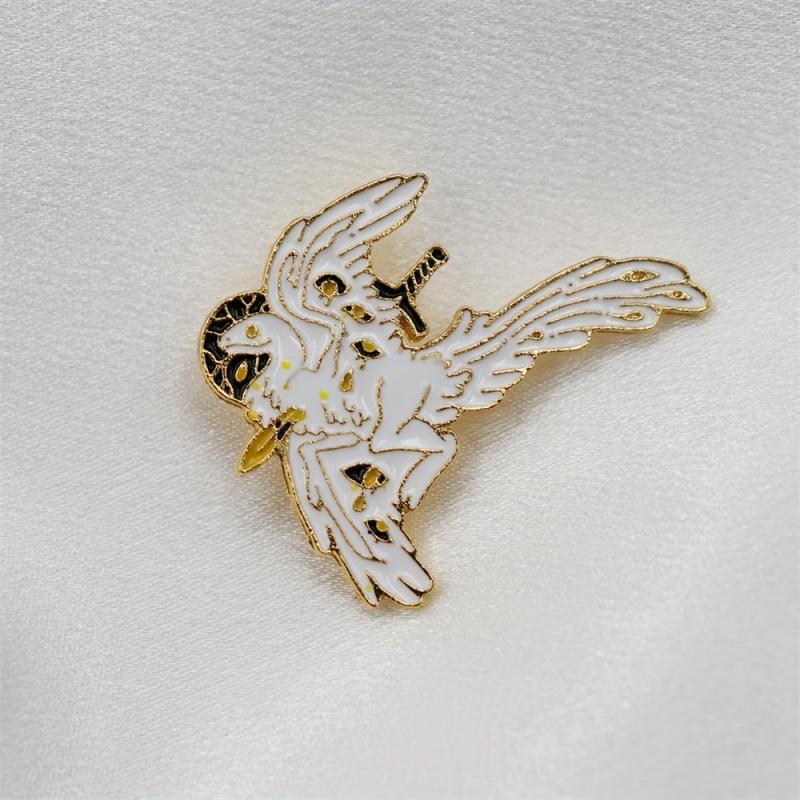 Cartoon Dinosaur Novelty Brooch for Men