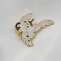 Cartoon Dinosaur Novelty Brooch for Men