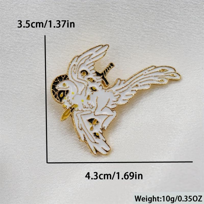 Cartoon Dinosaur Novelty Brooch for Men