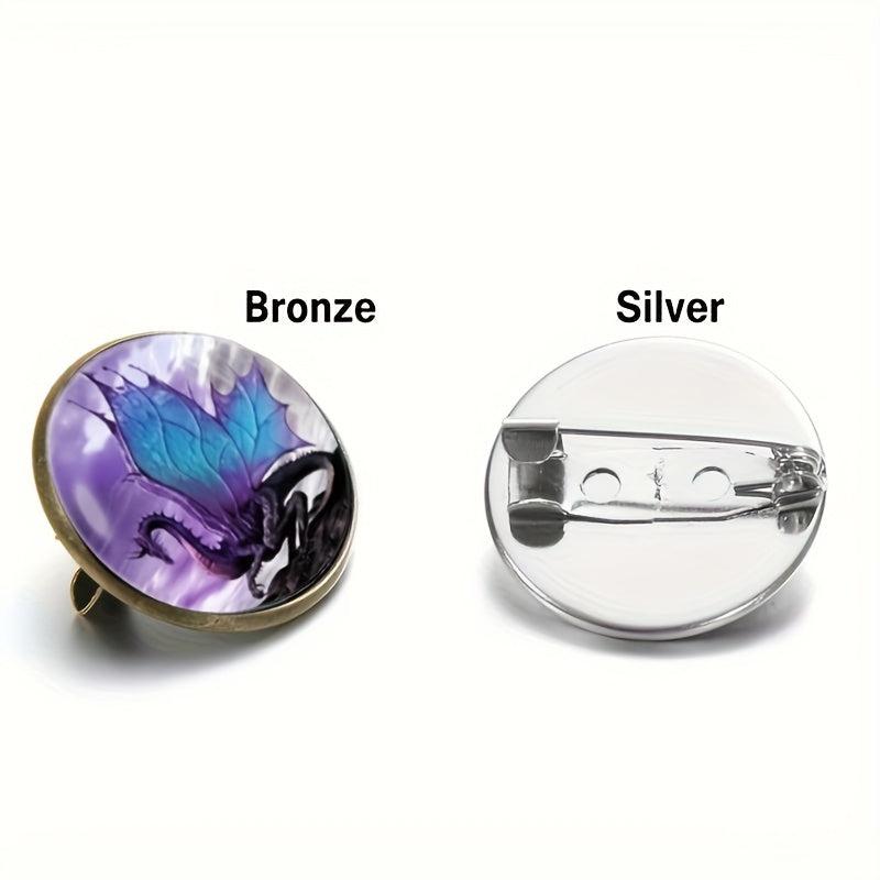 Winged Dragon Brooch Pins - Mythical Creature Jewelry