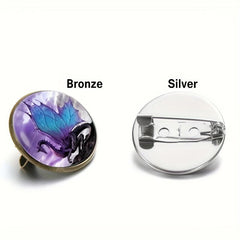 Winged Dragon Brooch Pins - Mythical Creature Jewelry
