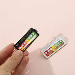 Removable Lightning Love Week Mood Emoticon Interactive Mood Pin