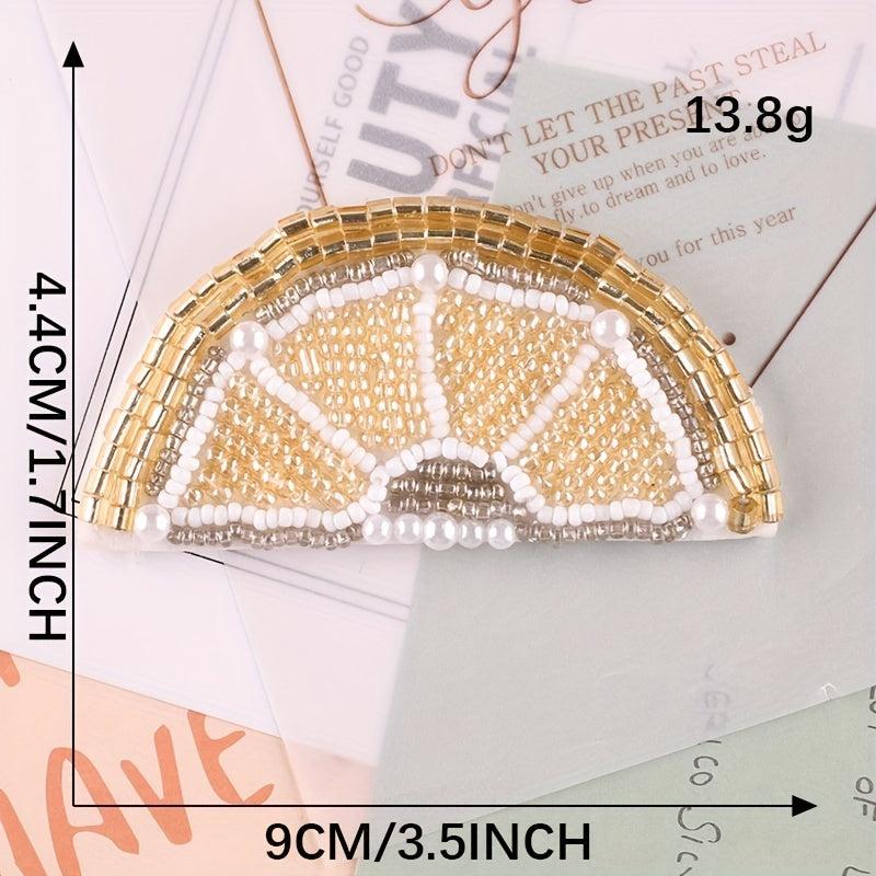 2pcs Lemon Slice Patch for Girls Clothing DIY