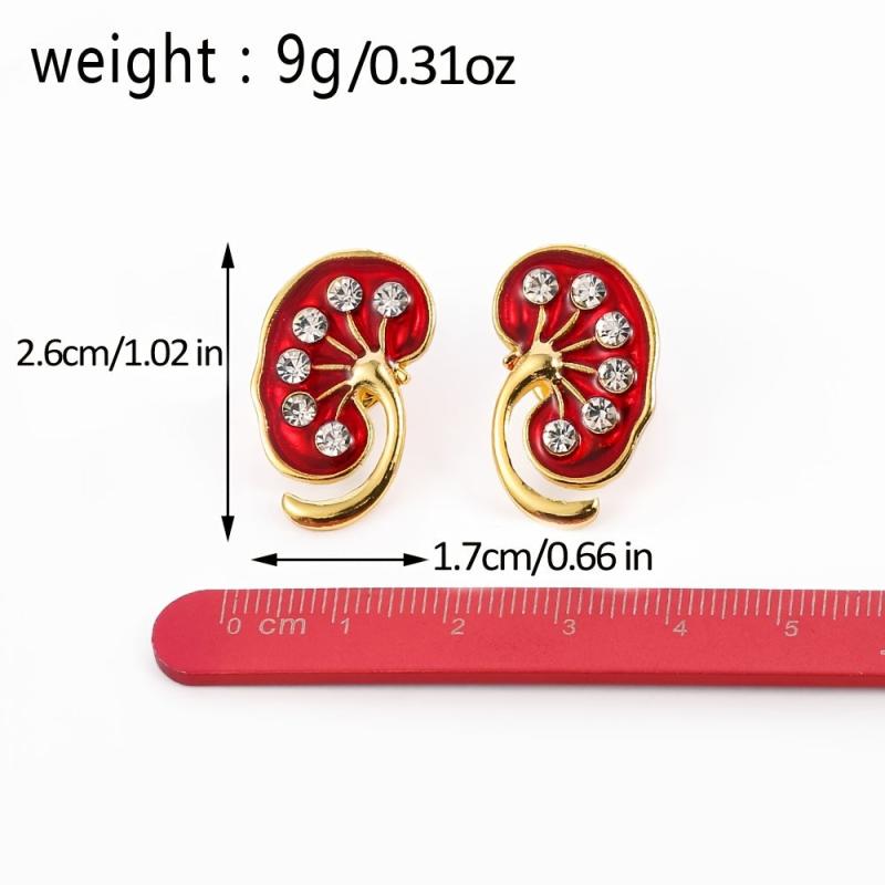 Anatomical Lung & Heart Brooch Set