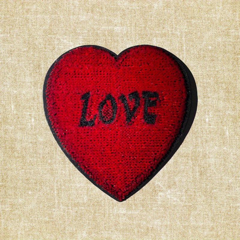 Red Pentagram Love Iron Embroidery Gift Dressing Cell Phone DIY Bag