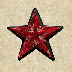 Red Pentagram Love Iron Embroidery Gift Dressing Cell Phone DIY Bag