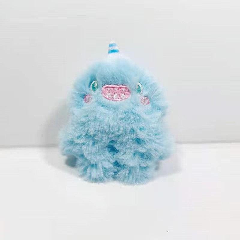 Cartoon Plush Unicorn Little Monster Boy Brooch