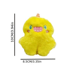 Cartoon Plush Unicorn Little Monster Boy Brooch