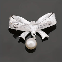 High End Brooch Pearl Corsage Card Buckle For Suit