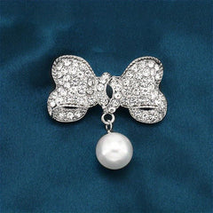 High End Brooch Pearl Corsage Card Buckle For Suit