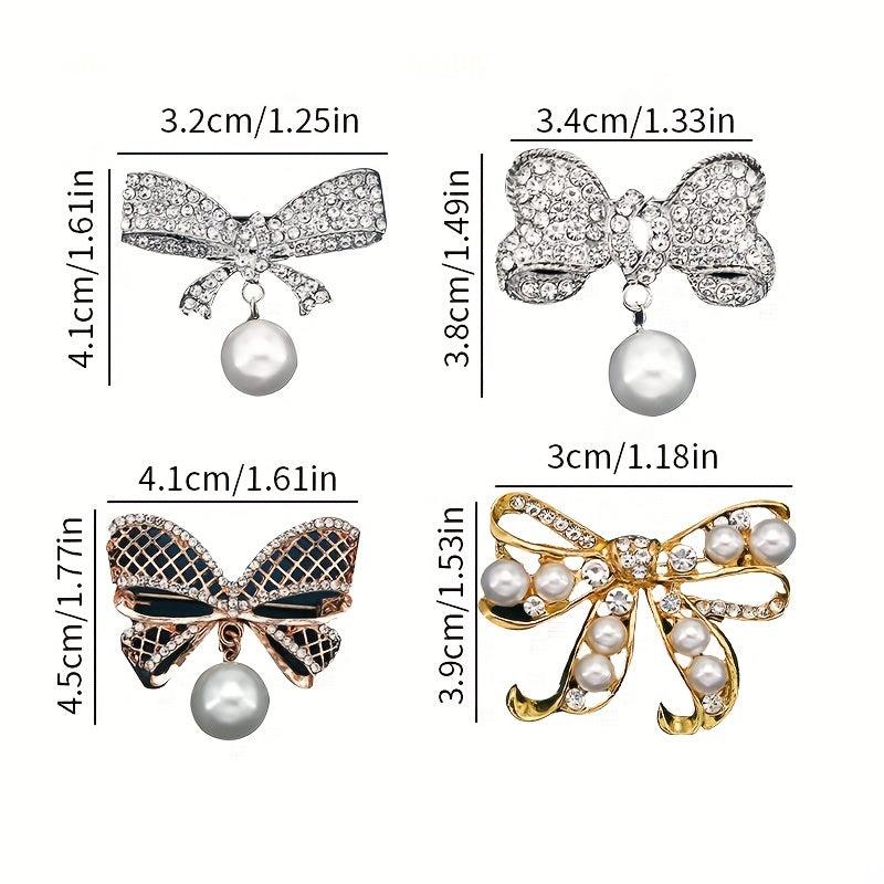 High End Brooch Pearl Corsage Card Buckle For Suit