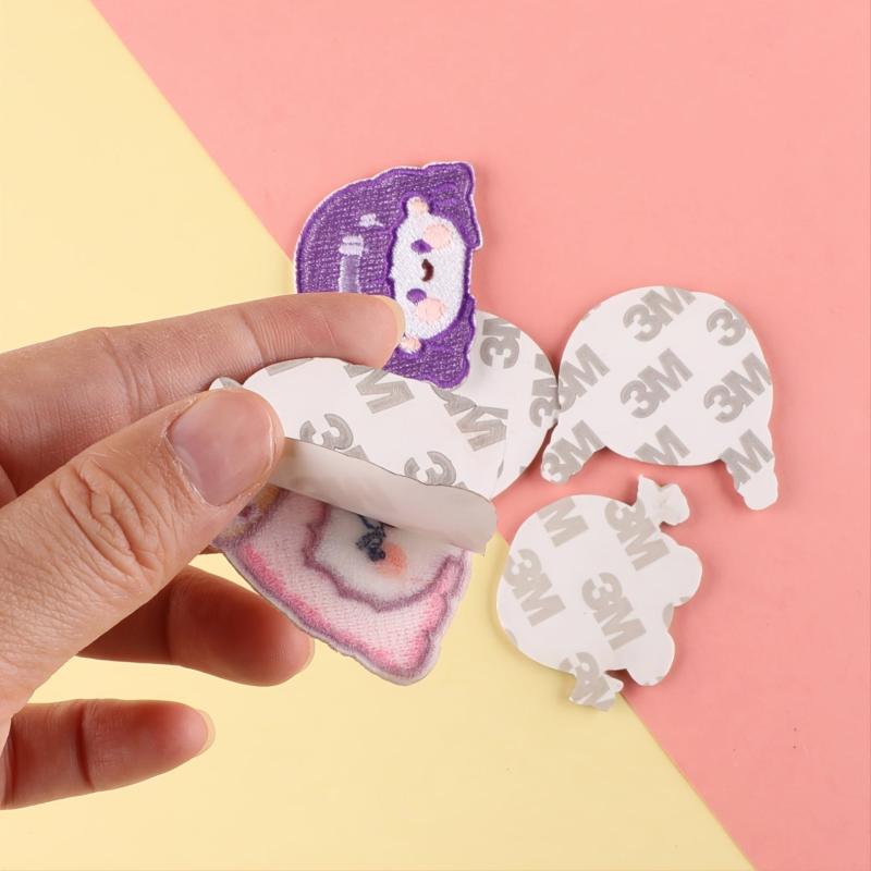 5pcs Girl Embroidered Cloth Patches DIY Sewing Appliques