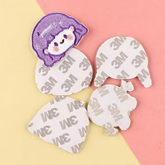 5pcs Girl Embroidered Cloth Patches DIY Sewing Appliques