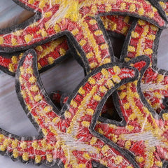 5pcs Starfish Applique Patch DIY Iron On Patch