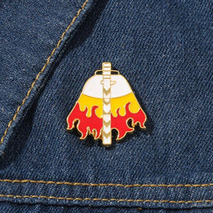 Metal Brooch Cartoon Character Pin Gift