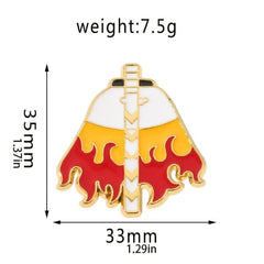 Metal Brooch Cartoon Character Pin Gift
