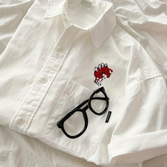 Heart Iron on Embroidery for Halloween Dress Up Men