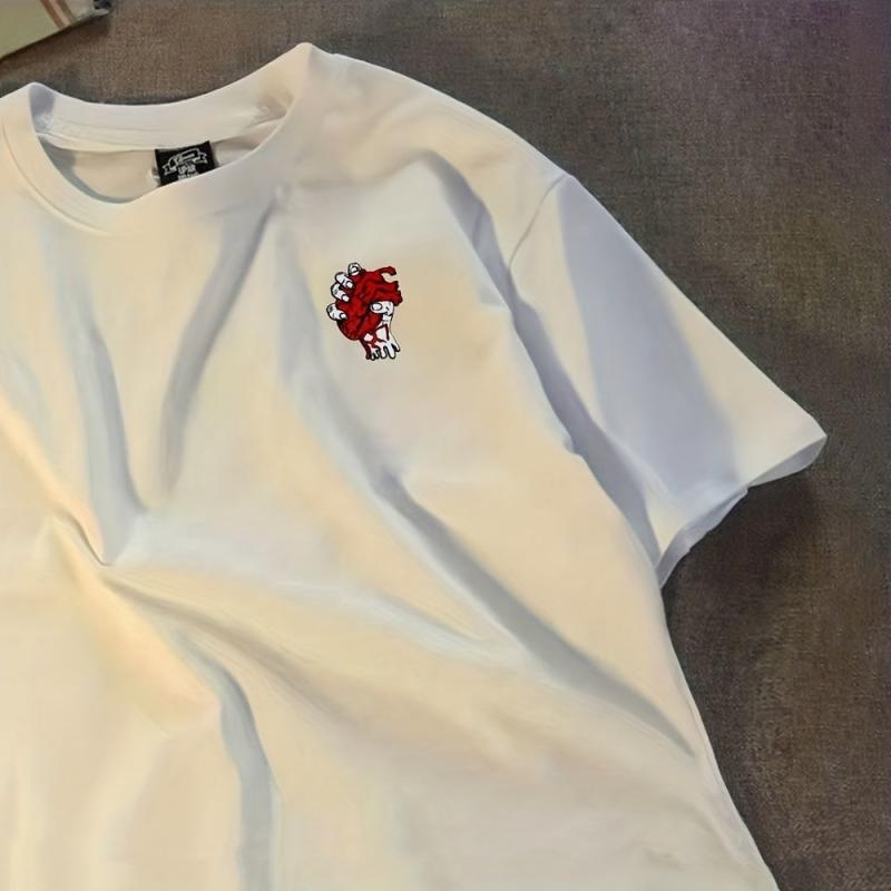 Heart Iron on Embroidery for Halloween Dress Up Men