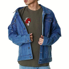 Heart Iron on Embroidery for Halloween Dress Up Men