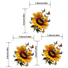 Sunflower Clothing Patch DIY Heat Transfer Sticker for Men's Tees