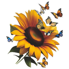 Sunflower Clothing Patch DIY Heat Transfer Sticker for Men's Tees