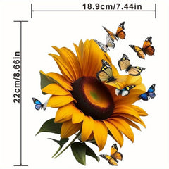 Sunflower Clothing Patch DIY Heat Transfer Sticker for Men's Tees