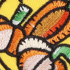 Embroidery Round Frame Letter Pumpkin Patches For Girls