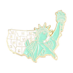 Landscape River Architecture Brooch For Men