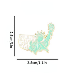 Landscape River Architecture Brooch For Men