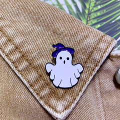 Magician Ghost Hat Brooch Halloween Pin Accessories