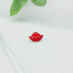 Red Lip Pin Badge Romantic Couple Party Gift