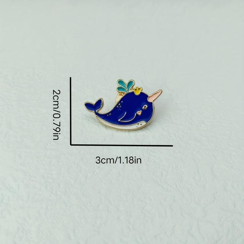 Cute Little Whale Pin Badge for Kids and Adults