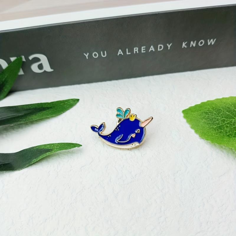Cute Little Whale Pin Badge for Kids and Adults