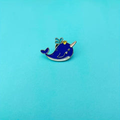 Cute Little Whale Pin Badge for Kids and Adults