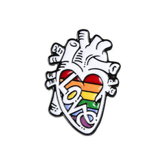 Enamel Love Paint Cowboy Buckle Pin for Men