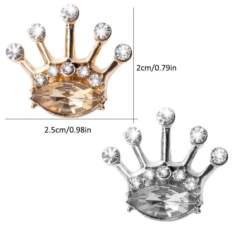 Diamond Crown Collar Jewelry Small Brooch Neckpin