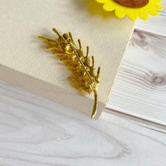 Christmas Snowflakes Wheat Ears Corsage Brooch