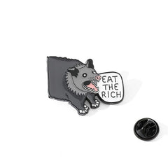 Cartoon Boar Brooch Zinc Alloy Drip Oil Metal Bracelet