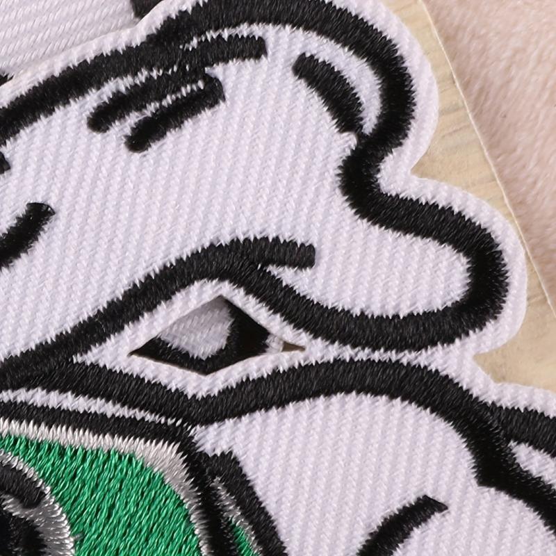 2pcs Money Counting Embroidered Patch Iron on Sticker
