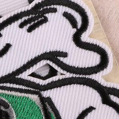 2pcs Money Counting Embroidered Patch Iron on Sticker