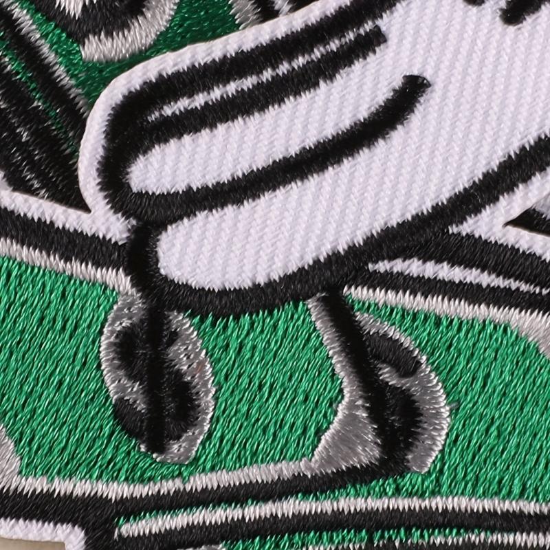 2pcs Money Counting Embroidered Patch Iron on Sticker