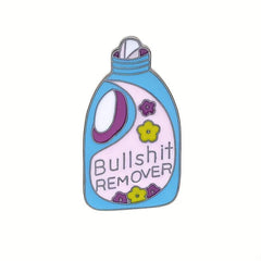 Laundry Liquid Bottle Brooch French Fries Box Milk Spray Styling Brooch For Men