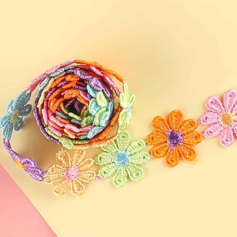 Flower Badges Embroidery Patches DIY Art Decor Clothes Bag Backpack Accessory