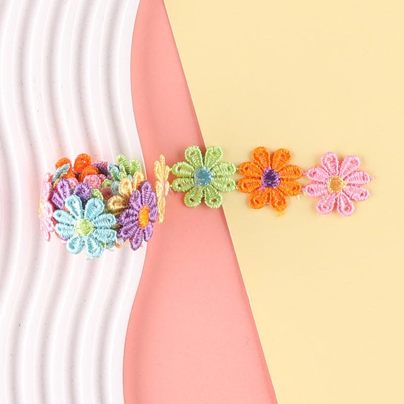 Flower Badges Embroidery Patches DIY Art Decor Clothes Bag Backpack Accessory