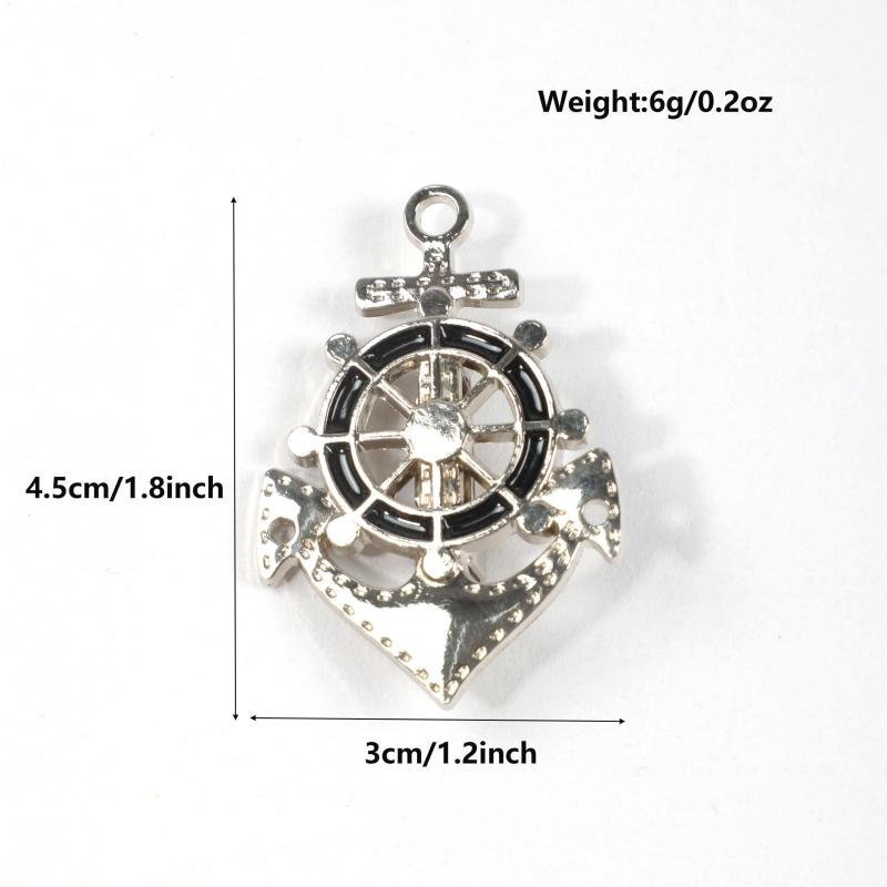 1PC Men's Boat Rudder Brooch Clothing Accessories