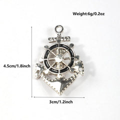1PC Men's Boat Rudder Brooch Clothing Accessories