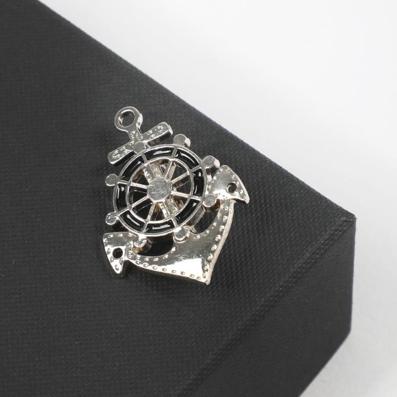 1PC Men's Boat Rudder Brooch Clothing Accessories