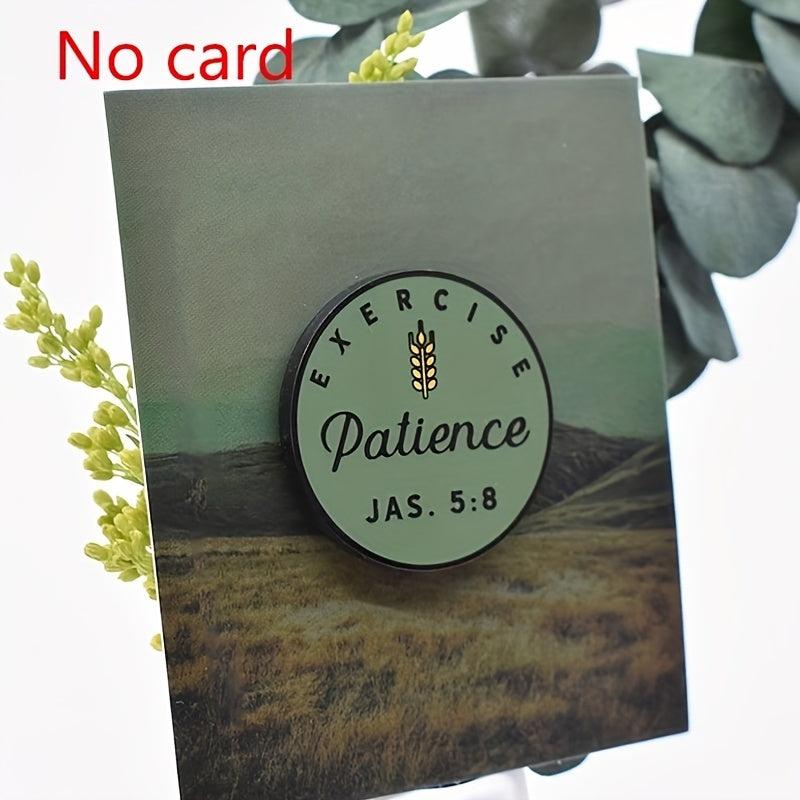 Patience Enamel Pin For Men