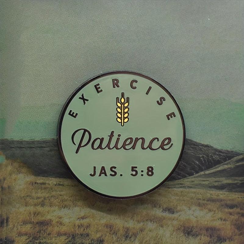 Patience Enamel Pin For Men